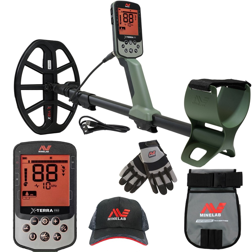 Minelab X-TERRA PRO Metal Detector Accessory Bundle