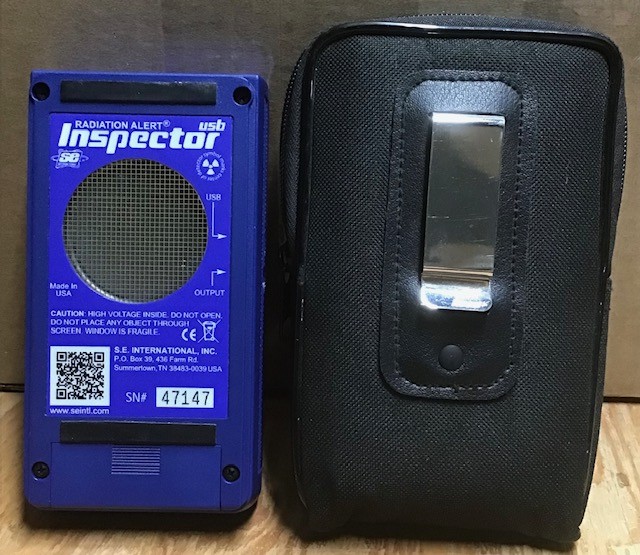 S. E. International Radiation Alert Inspector With Case Battery Bundle