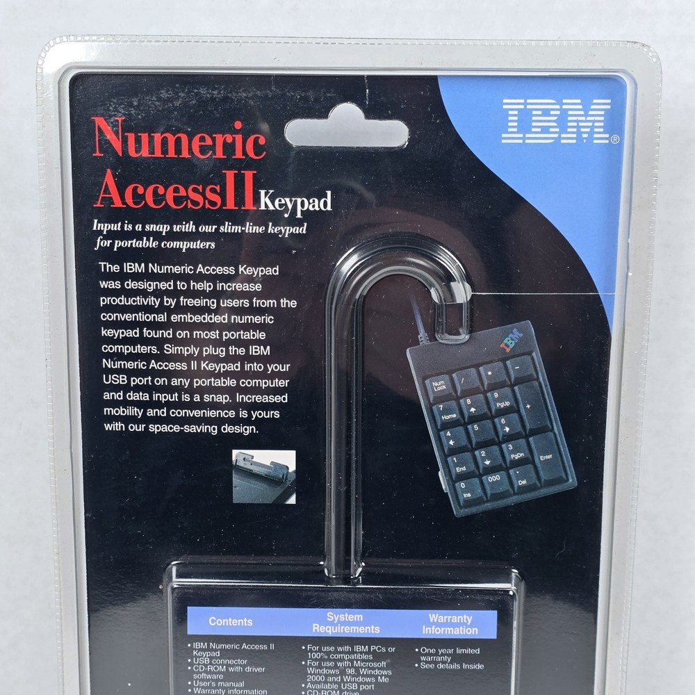 Micro Innovations 09N5547 Numeric Access II Keypad (USB) by IBM