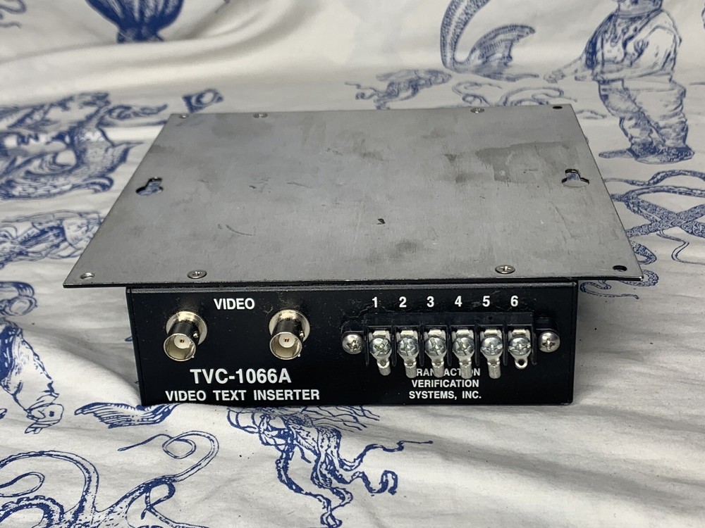 Transaction Verification Systems Inc. TVC-1066A TVS (A4)