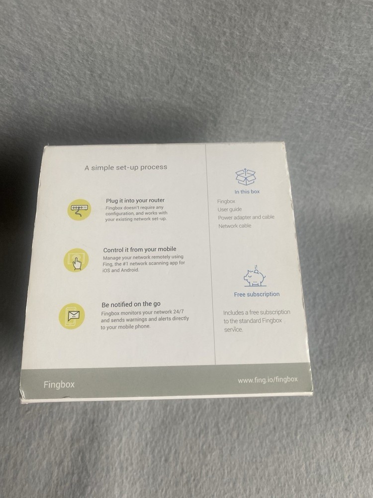 Fing Fingbox FIN-B-001 Network Security And Troubleshooting Device