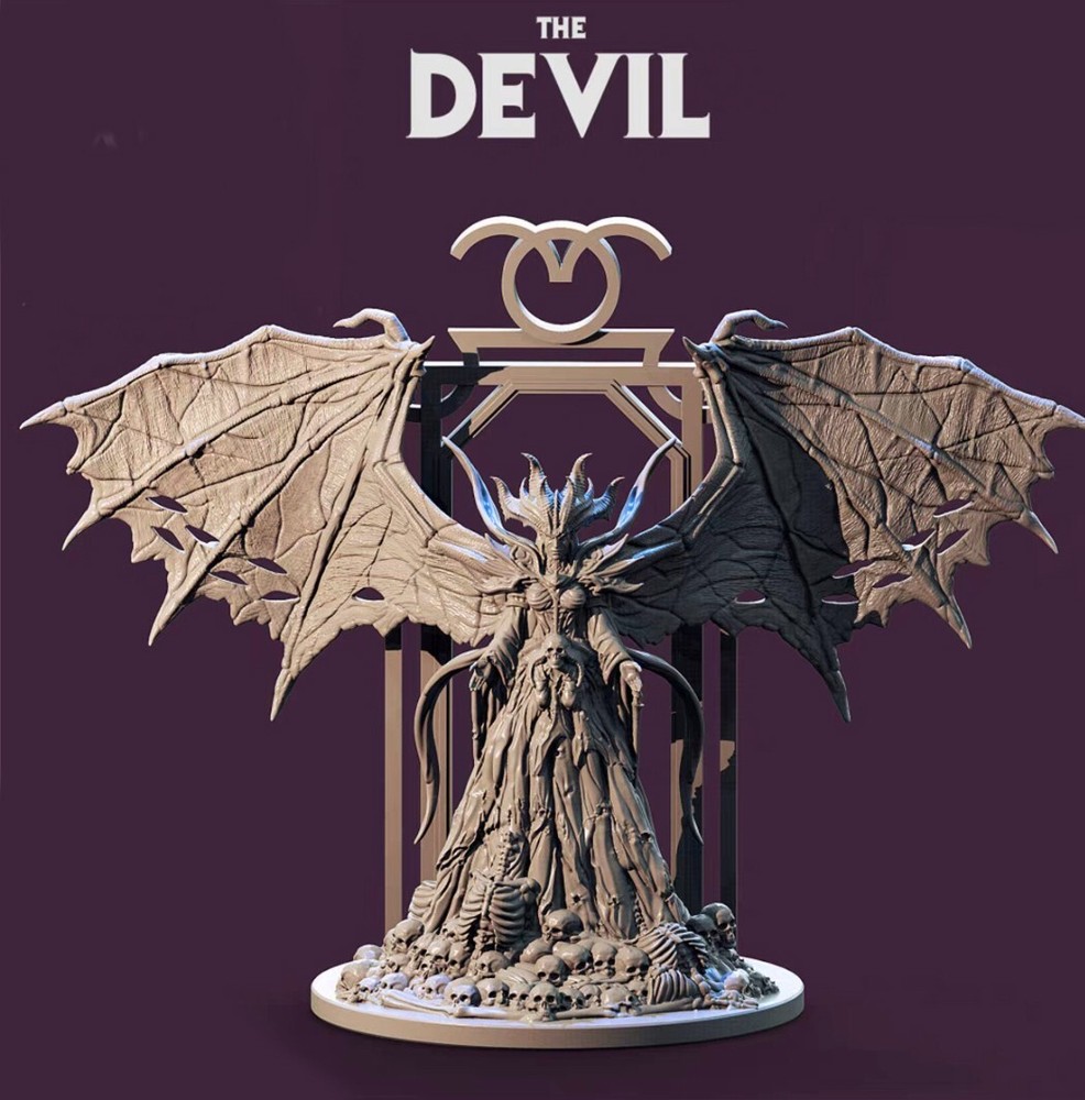 75mm Resin the Devil Unassembled Unpainted wy-chess
