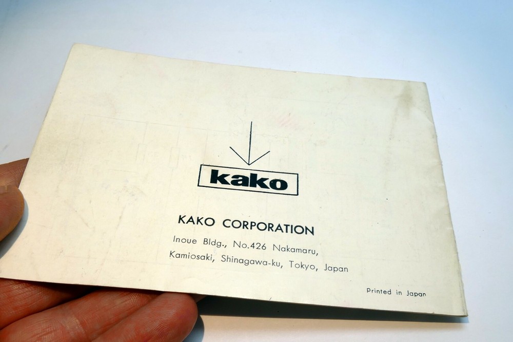 Kakonet Flash Operating Instruction manual Guide