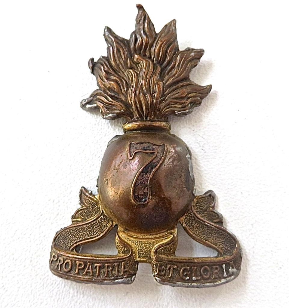 Civil War Union Army NY National Guard 7th Excelsior Brigade Shako Badge