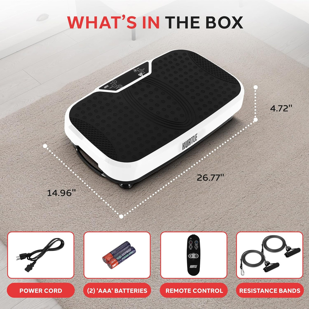 Vibration Platform Machine - Whole Body Shaker for Home Gym Workout Training