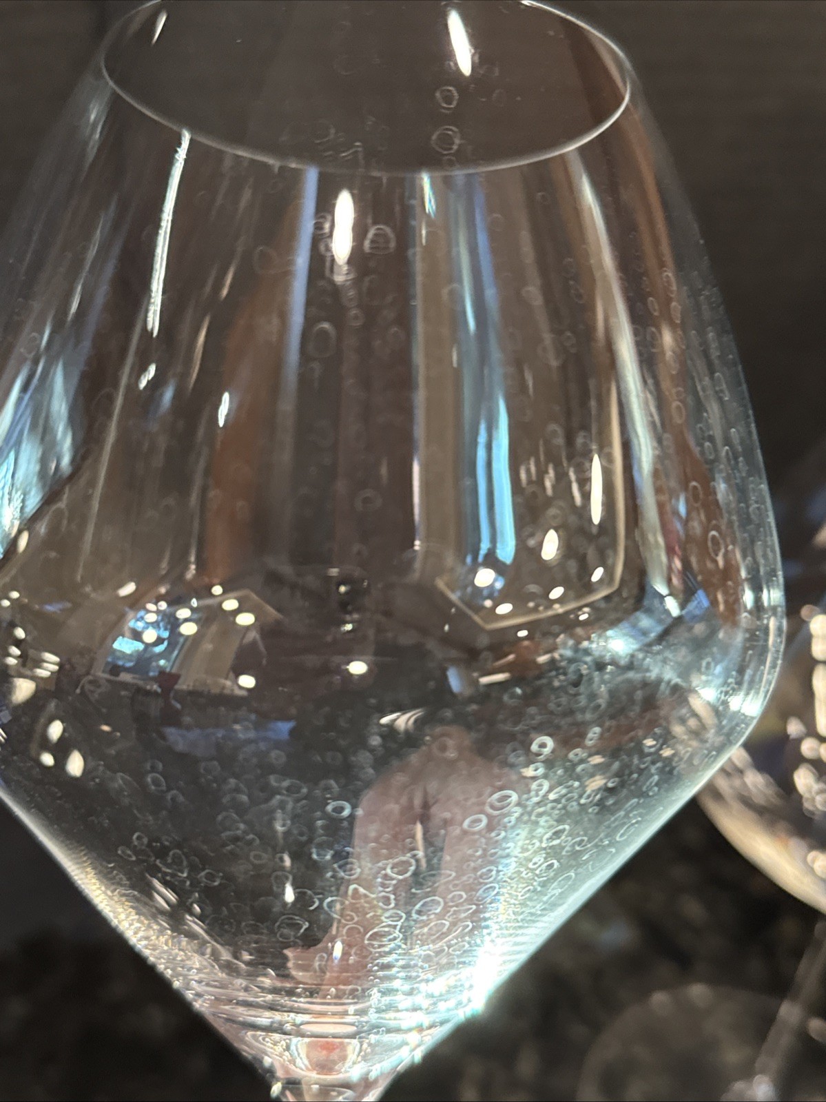 Riedel Wine Glasses Veloce Pinot Noir/Nebbiolo Set of 2 : Water spotting