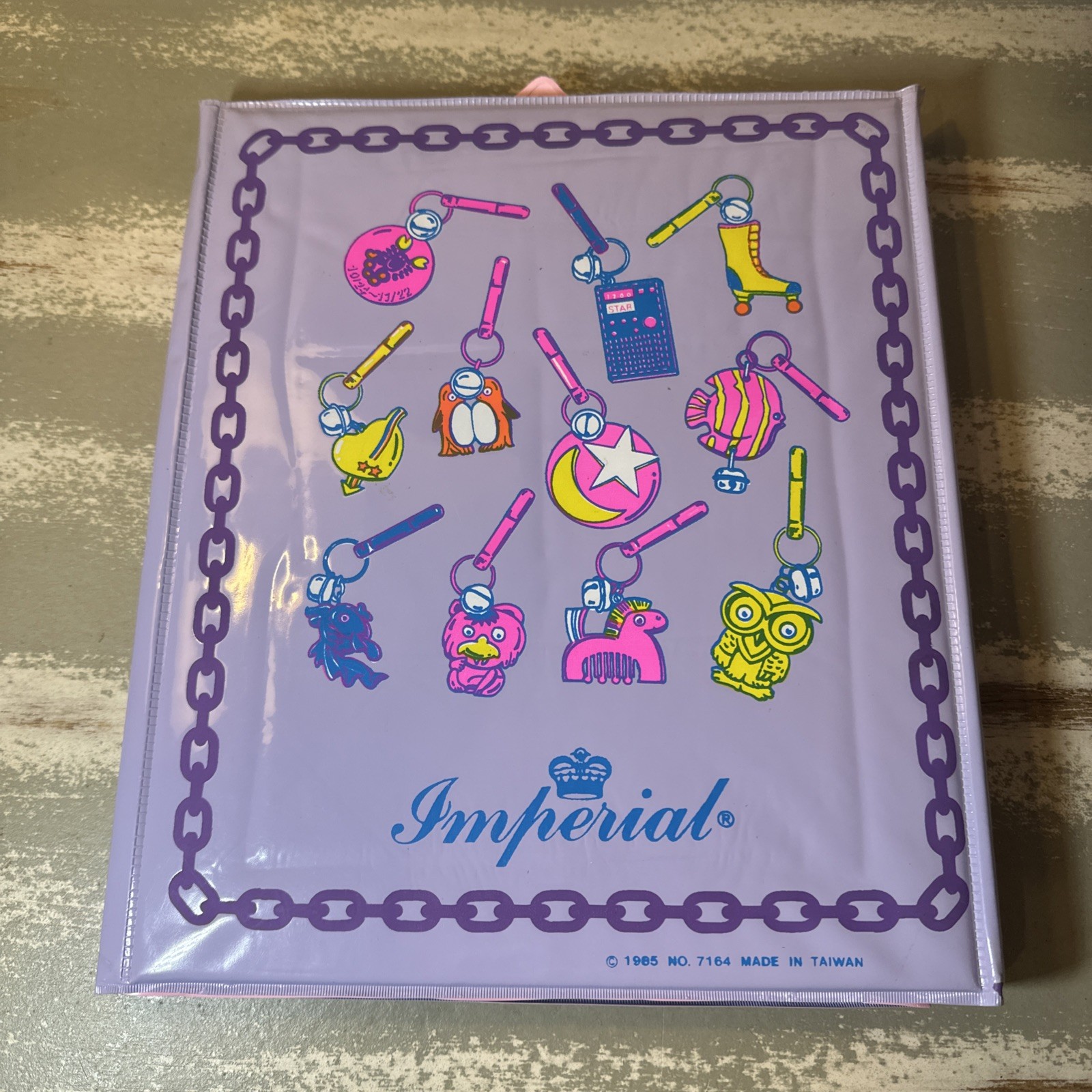 Retro Vintage 1985 Plastic Clip Bell Charms Charms Album NOS New Old Stock!!!