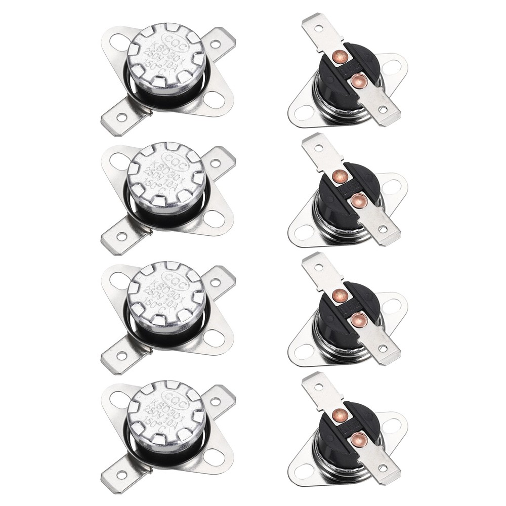 Temperature Control Switch , Thermostat , KSD301 150°C , 10A , N.O 8pcs