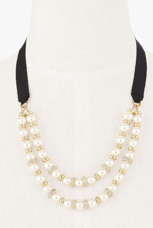 TALBOTS POLISHED PEARLS NECKLACE
