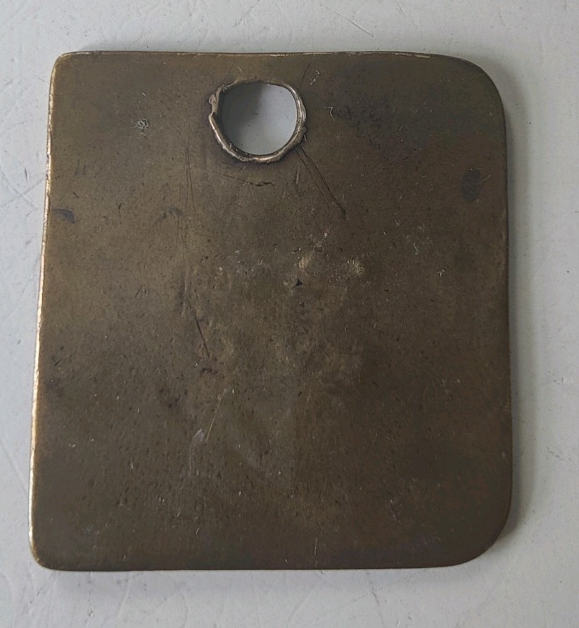 Daw Mill Colliery Pit Check Tally Token marked NCB Daw Mill 32
