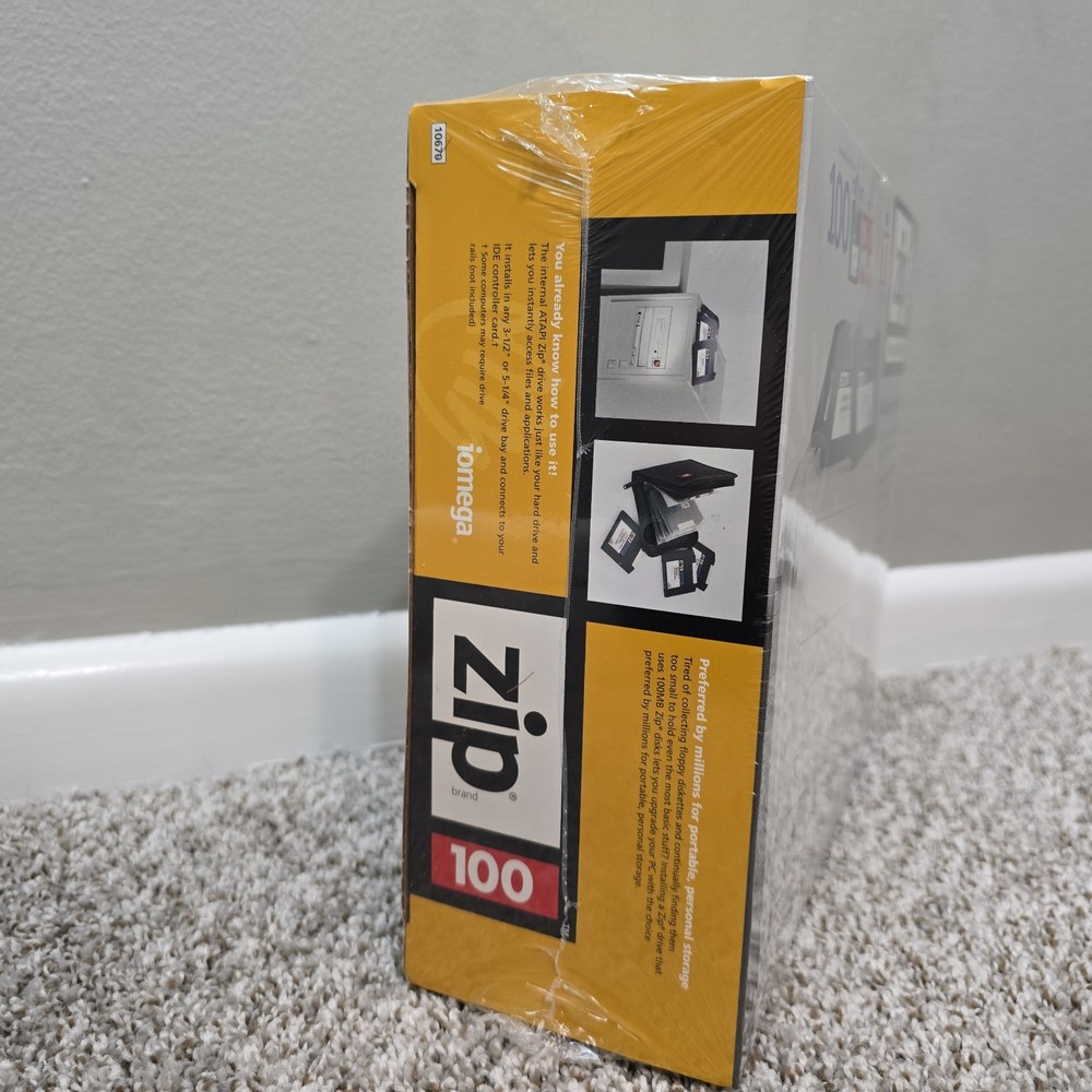 Iomega Zip 100 ATAPI IDE Internal Drive SuperFloppy Disks SCSI Cable Set Sealed