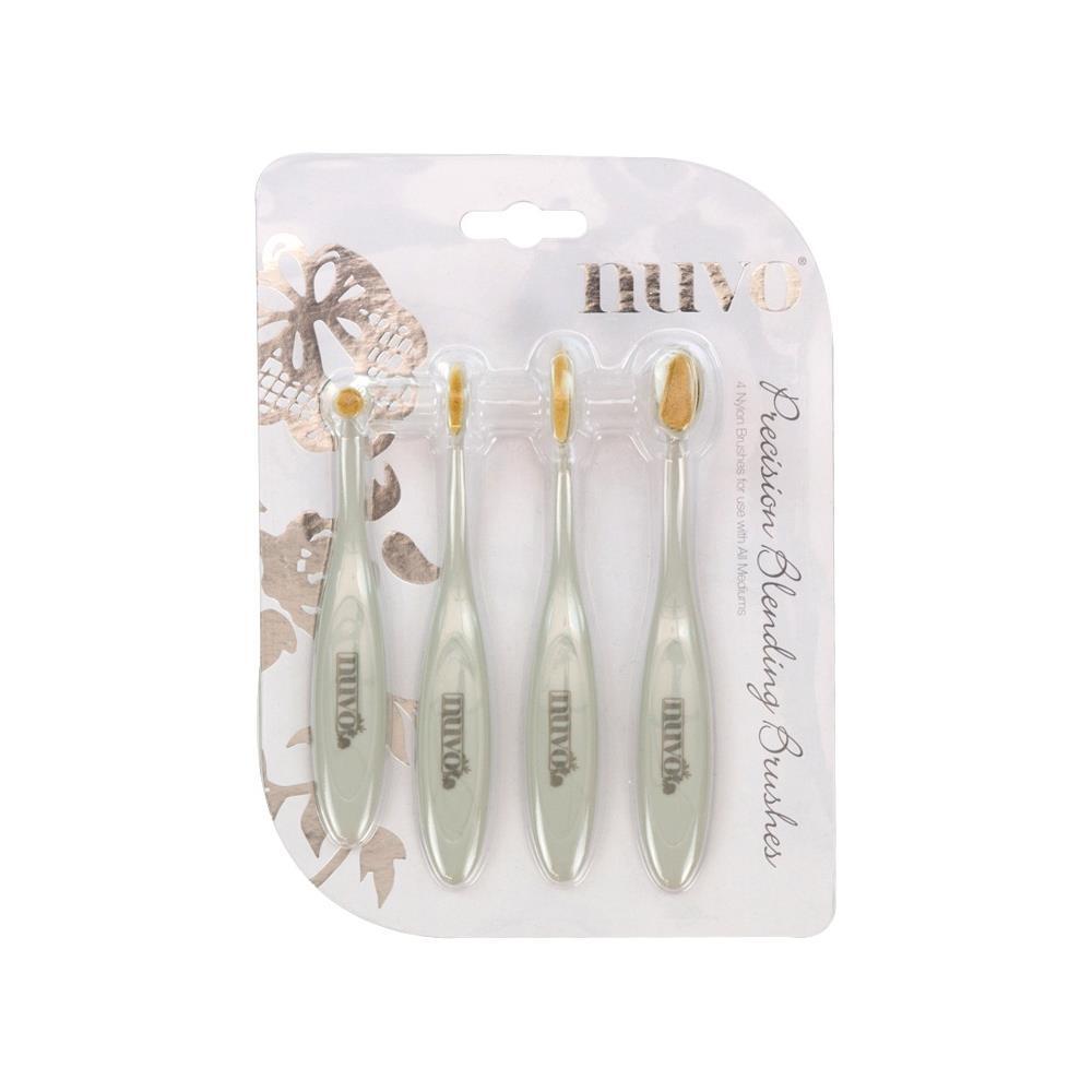 Nuvo - Precision Blending Brushes - 4 Pack, 1950N