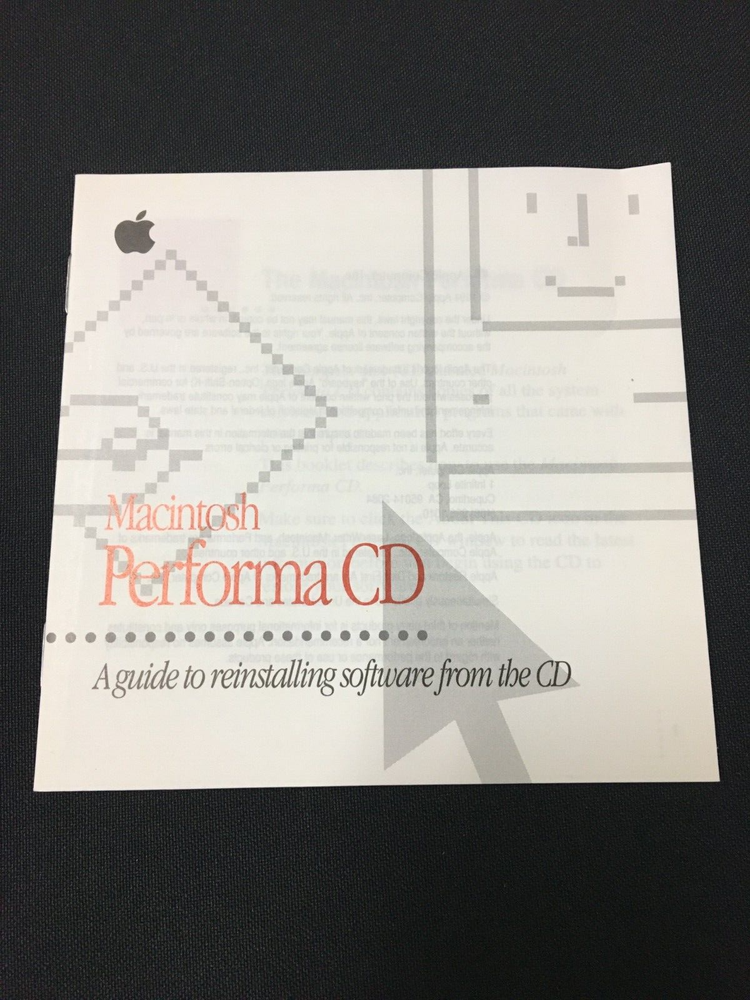 Apple Macintosh Performa Install CD Packet + Extras (PN: 600-1629) 1994-1997