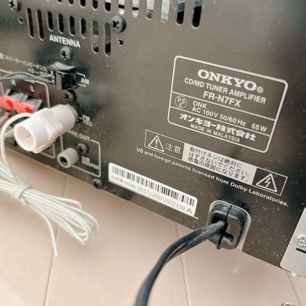 ONKYO FR-N7FX CD MD Recorder Compact Disk Mini Disk Deck from Japan