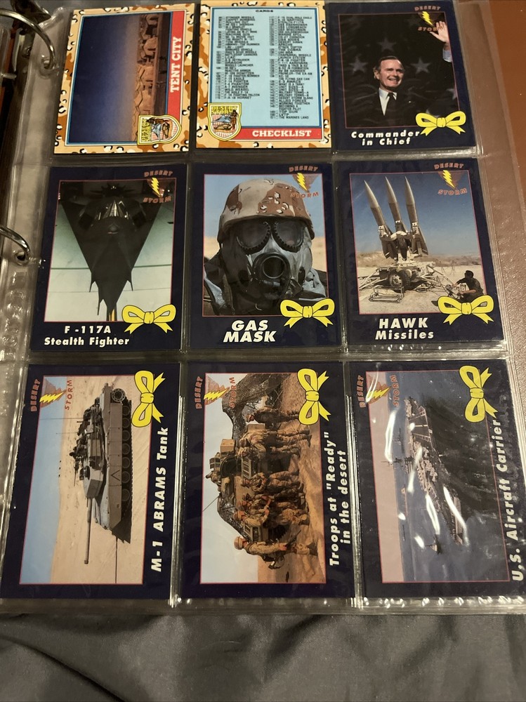 Desert Storm Card Collection