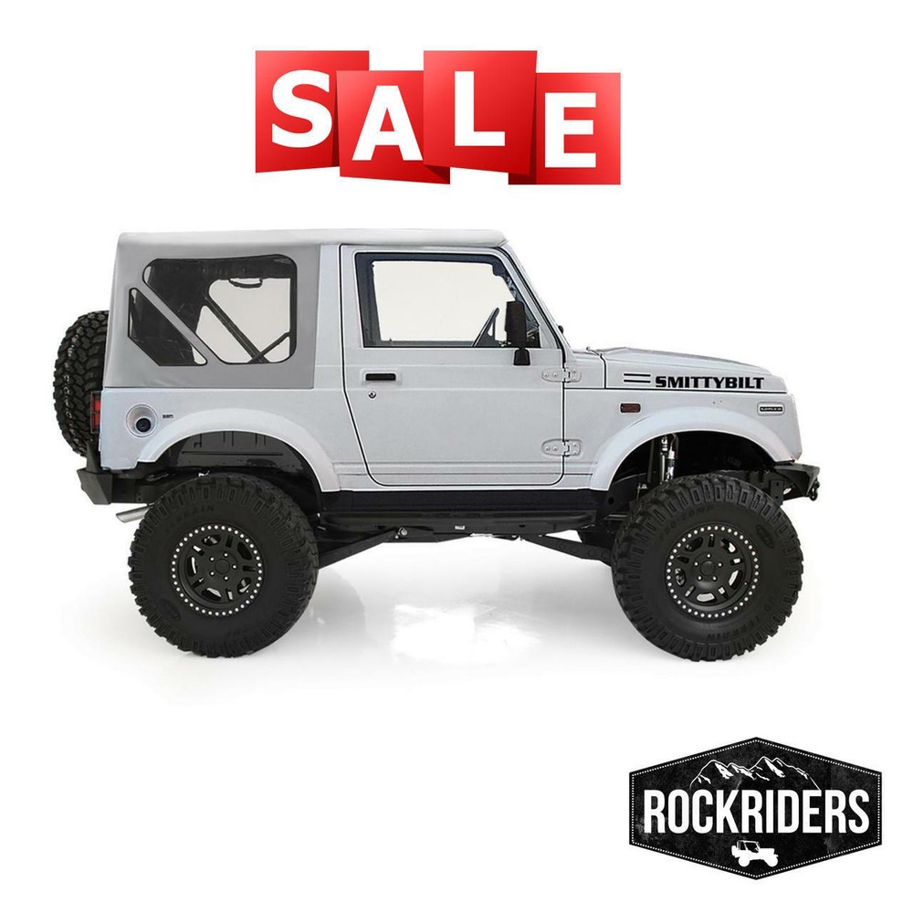 Authentic Smittybilt White Soft Top 98652 for 1986-1994 Suzuki Samurai