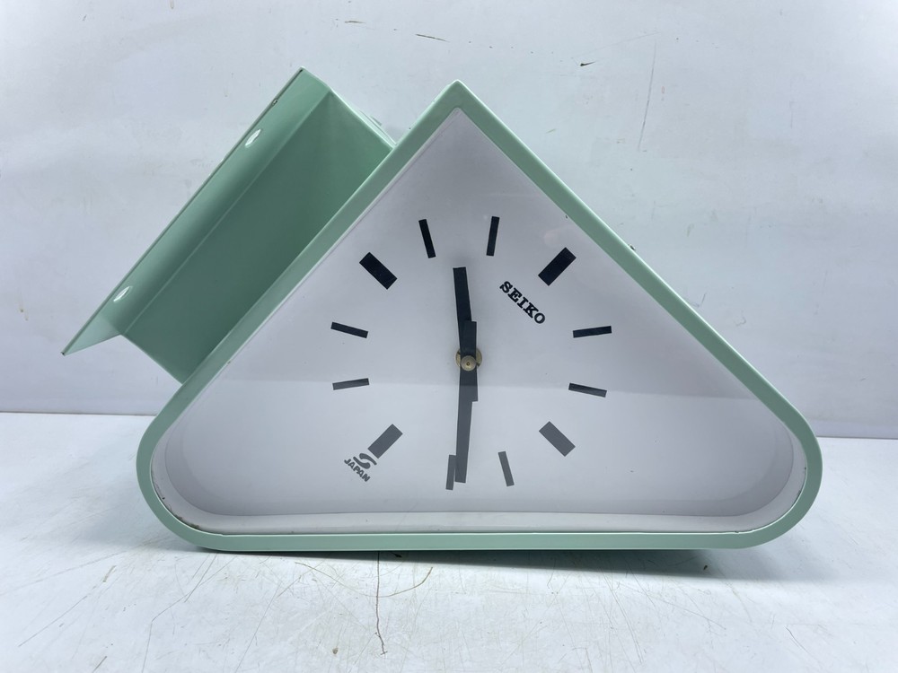 Seiko MC-018 Secondary Slave Clock Triangular Double Dial Marine Antique Rare