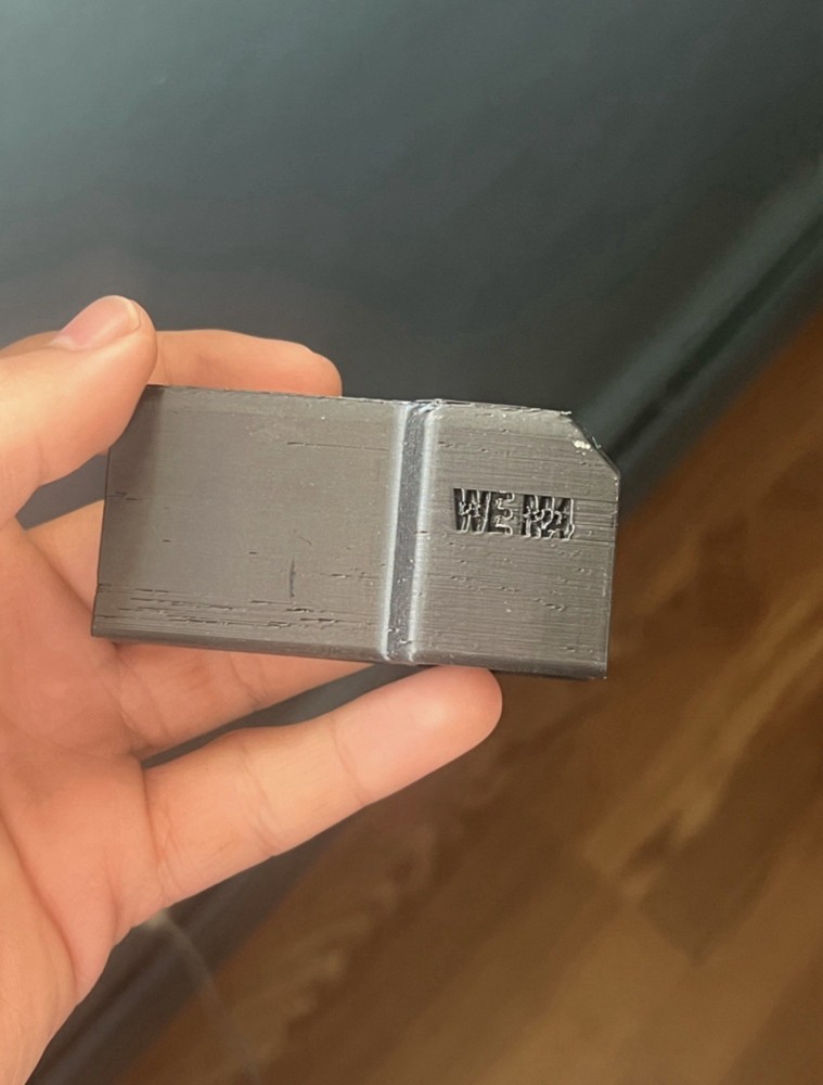 3D Printed Airsoft We Tech speedloader Adapter