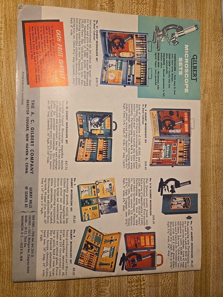 AMERICAN FLYER GILBERT TRAINS CATALOG 1955