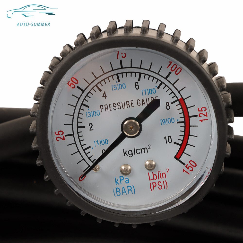 Heavy Duty Dual Cylinder 12V Portable Inflator For Truck Tires Max 150 PSI