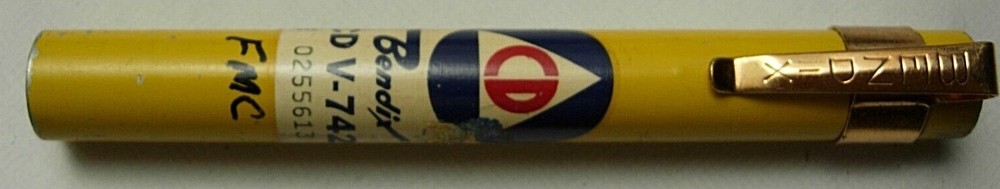 1950s 1960s Civil Defense Dosimeter -  Bendix Maker