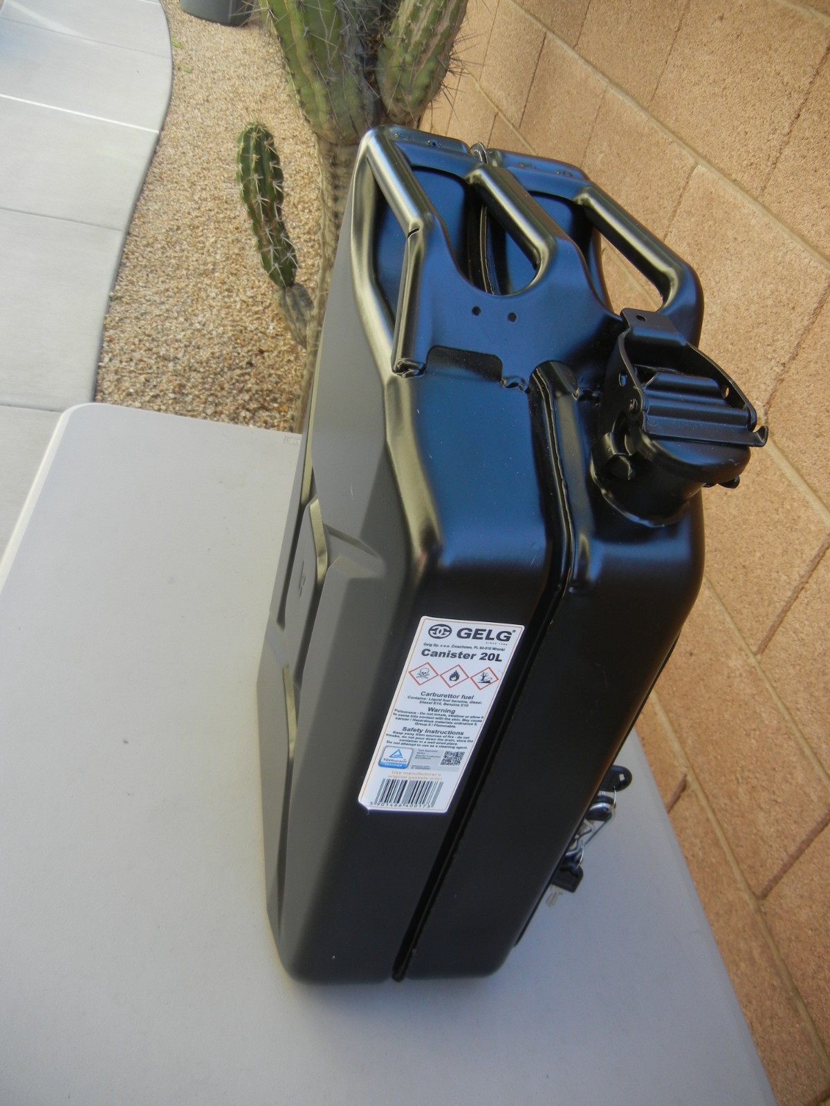 Handmade Jerry Can Mini Bar Personalized ('Mark') Liquor Cabinet Gift, NEW-OTHER