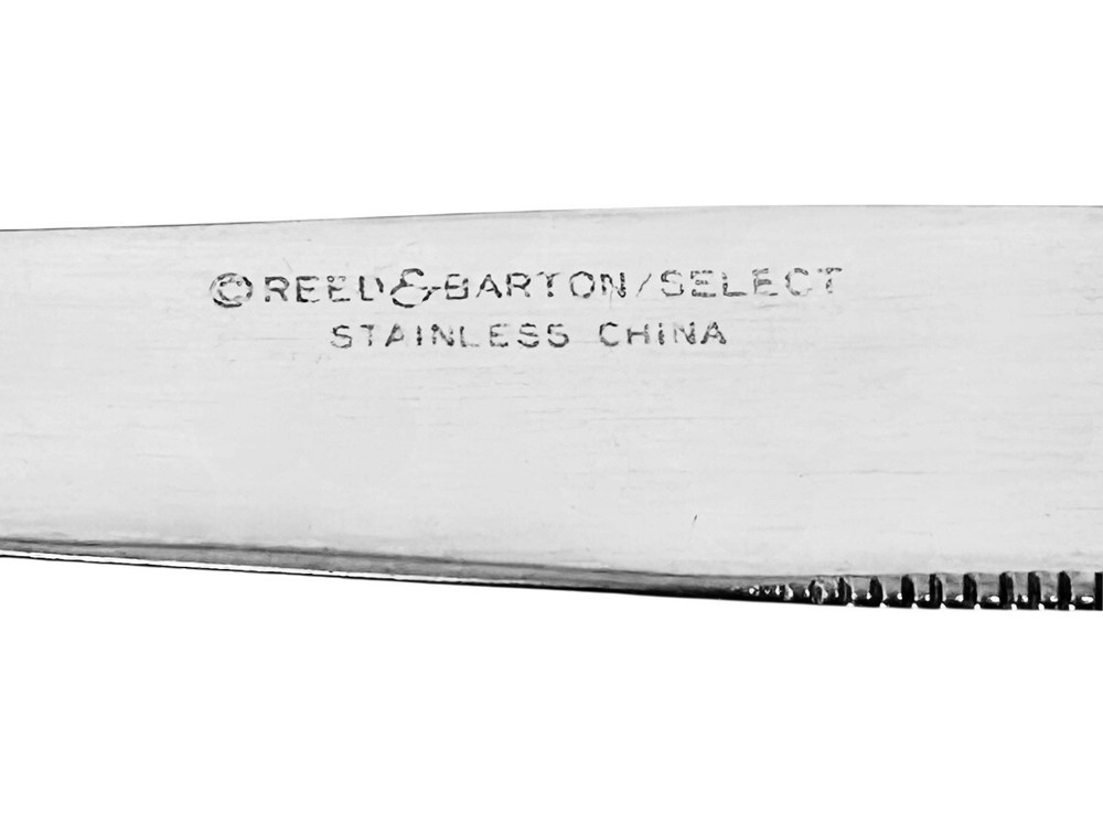 Reed & Barton ESTORIL Stainless Select Silverware Glossy Flatware Dinner Knife