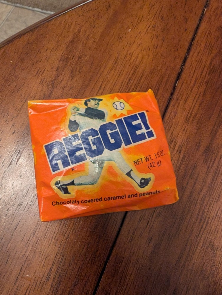 Original 1978 Reggie! Chocolate Bar. Unopened!