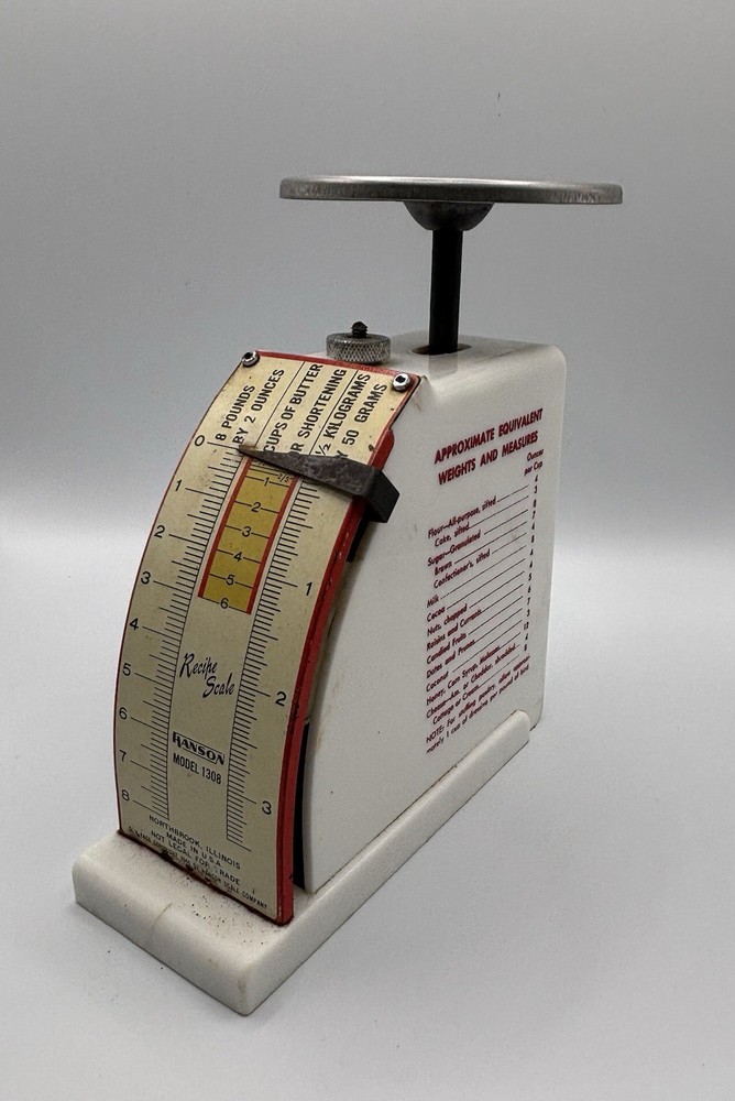 Vintage Hansen Model 1308 Recipe Scale
