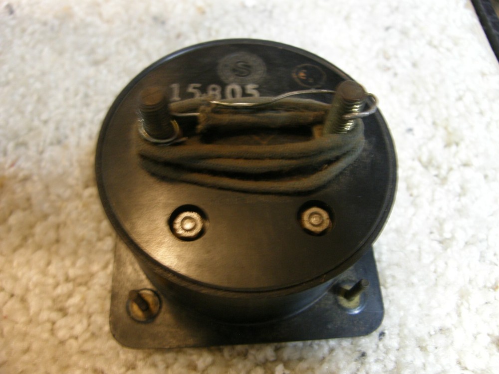 VINTAGE SIMPSON 27 ELECTRICAL PANEL METER GALVANOMETER 50-0-50 - 2.75" DIAMETER
