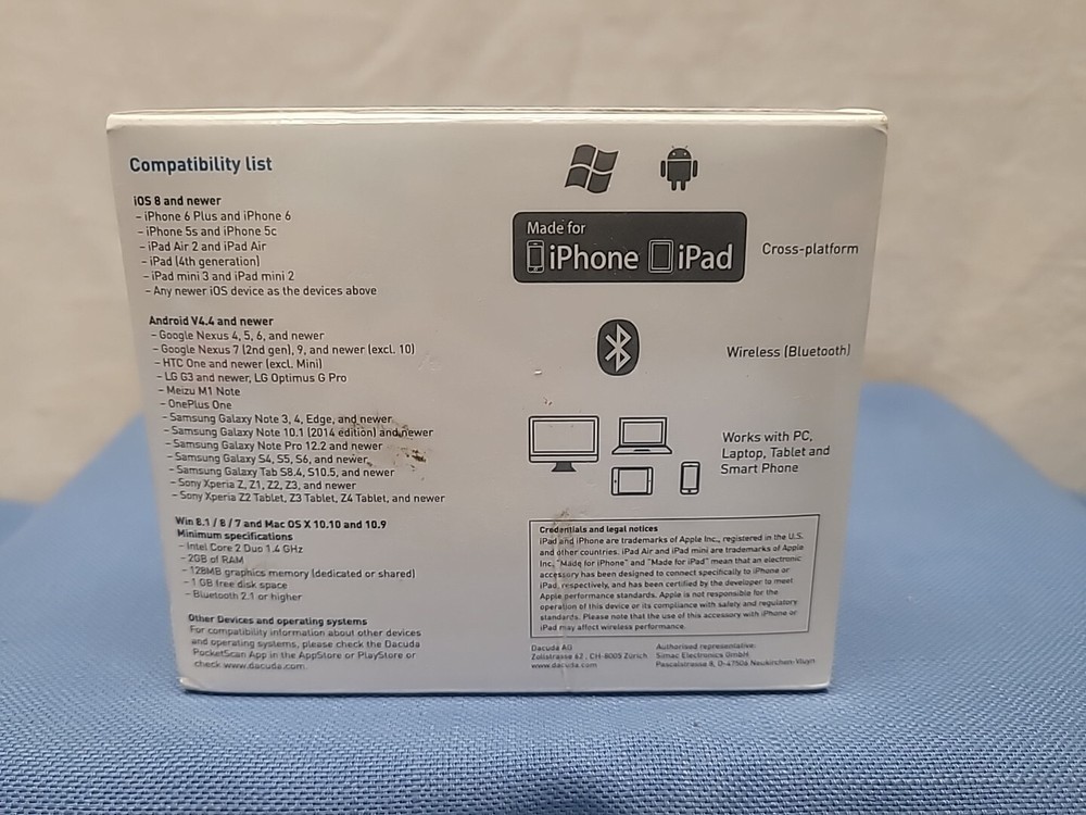 Brand new Dacuda pocketscan