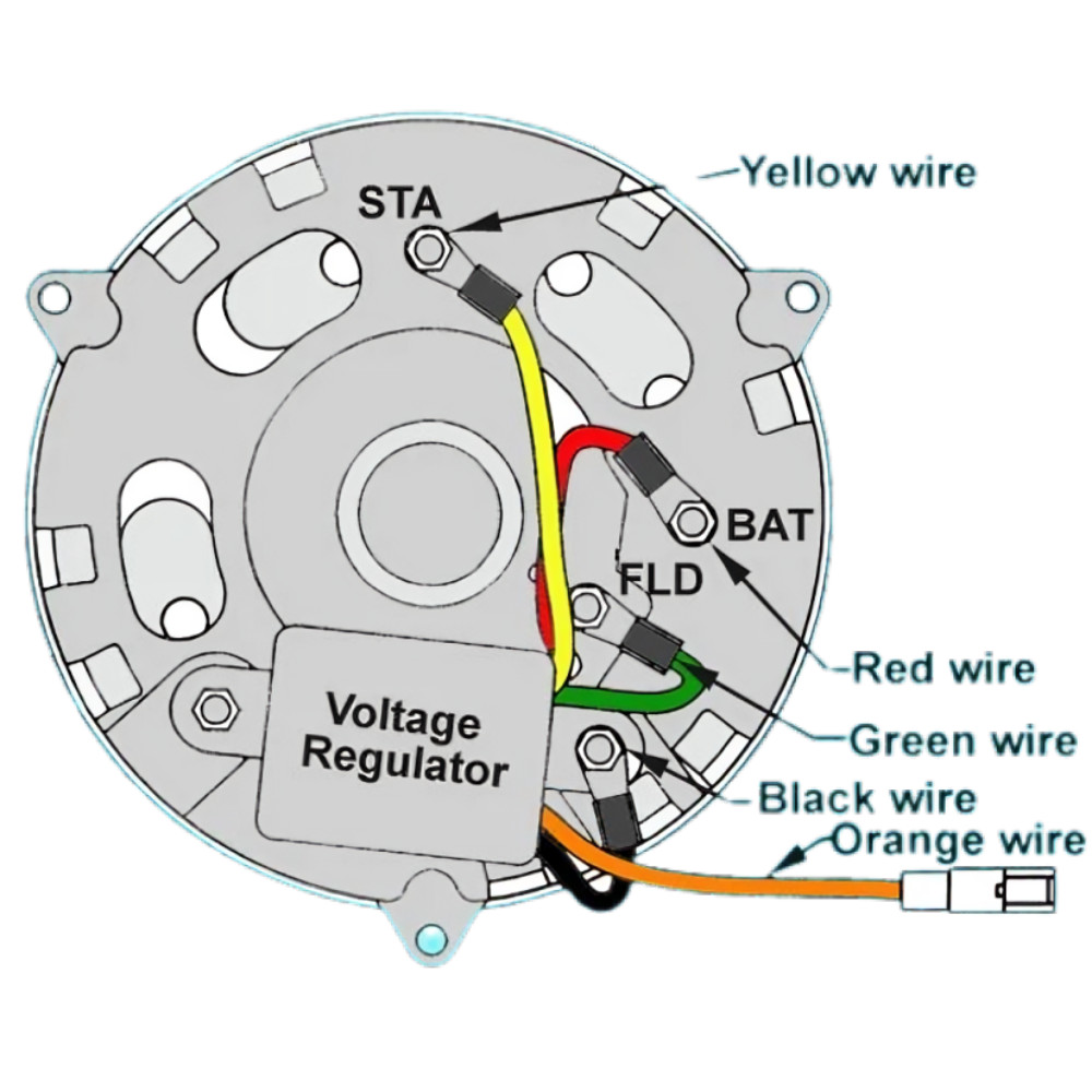 Transpo IN8315 Dodge Ram Cummins 1-wire Alternator Regulator conversion 1993 92
