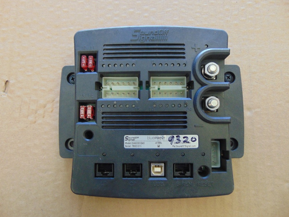 SOUNDOFF SIGNAL BLUEPRINT MODEL ENGC01243 CENTRAL CONTROLLER #9320