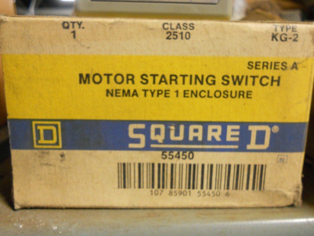 Square D Motor Starting Switch 55450