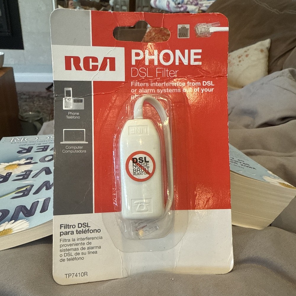 RCA DSL & Phone or Security System DSL Line Filter TP7410R