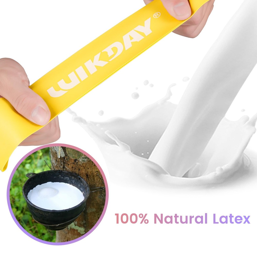 WIKDAY Resistance Bands for Working Out Exercise Loop Bands Workout Bands Set...