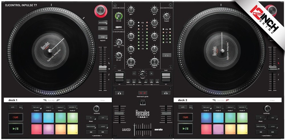 Hercules DJcontrol Inpulse T7 Skin - Black