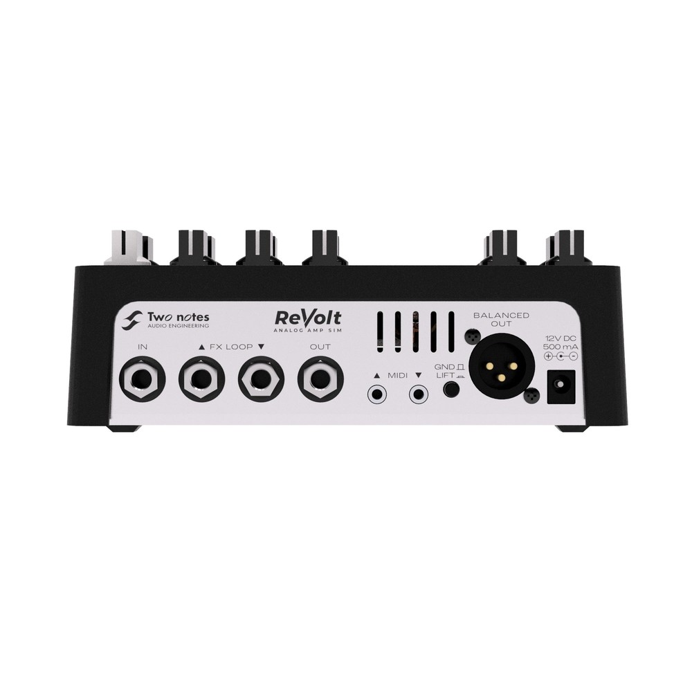 Two Notes ReVolt Bass Amp Simulator Pedal - Black
