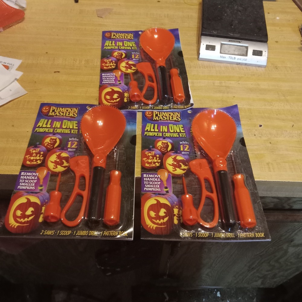 Pumpkin Carving Set 3 New Sealed