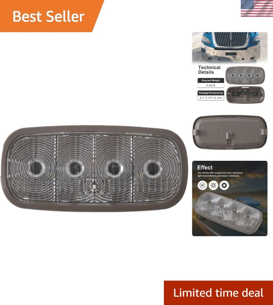 Transparent LED Interior Working Light for International Trucks | Easy Install