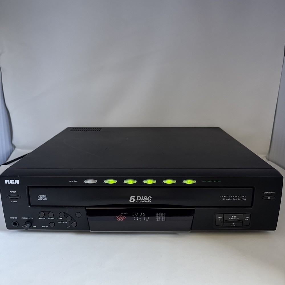 RCA 5 Disc CD Changer, 5 Disc CD Player, CD Player