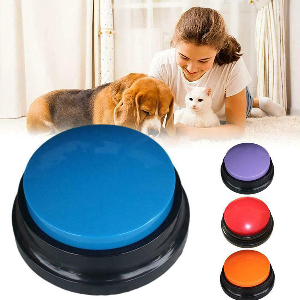 Dog Buttons Pet Training Communication Toys Recordable Talking Speaking Starter