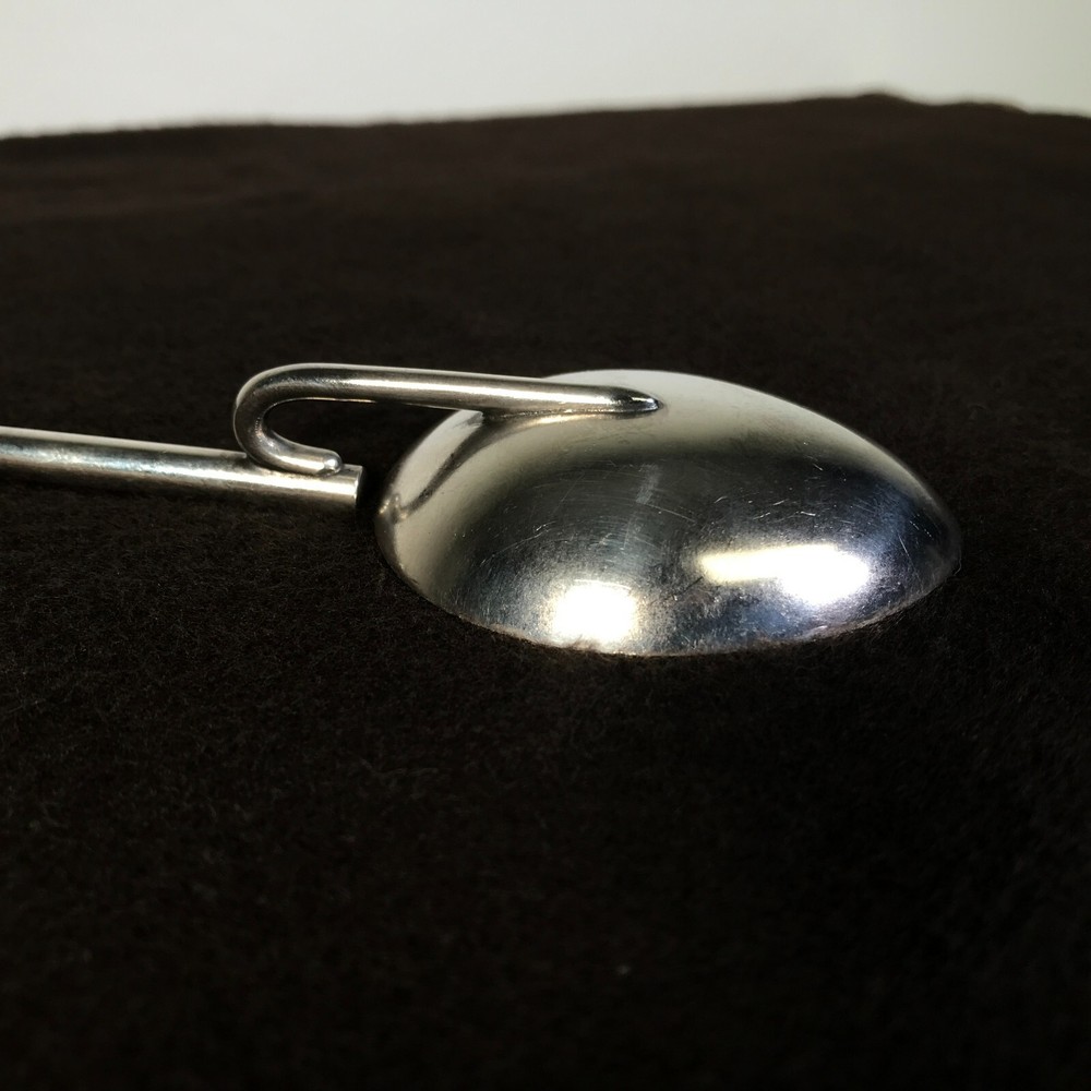 Figural Continental 800 Silver Spoon Stork Bird