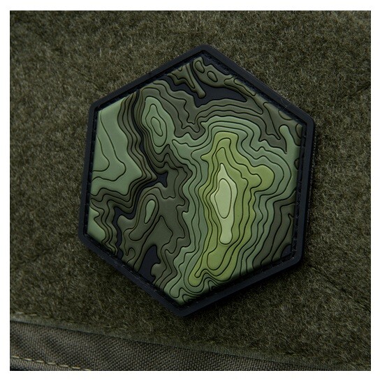 Morale Patch Milspec Monkey MSM Topo Map 1 V1 / Topographic Map - FOREST - NEW!