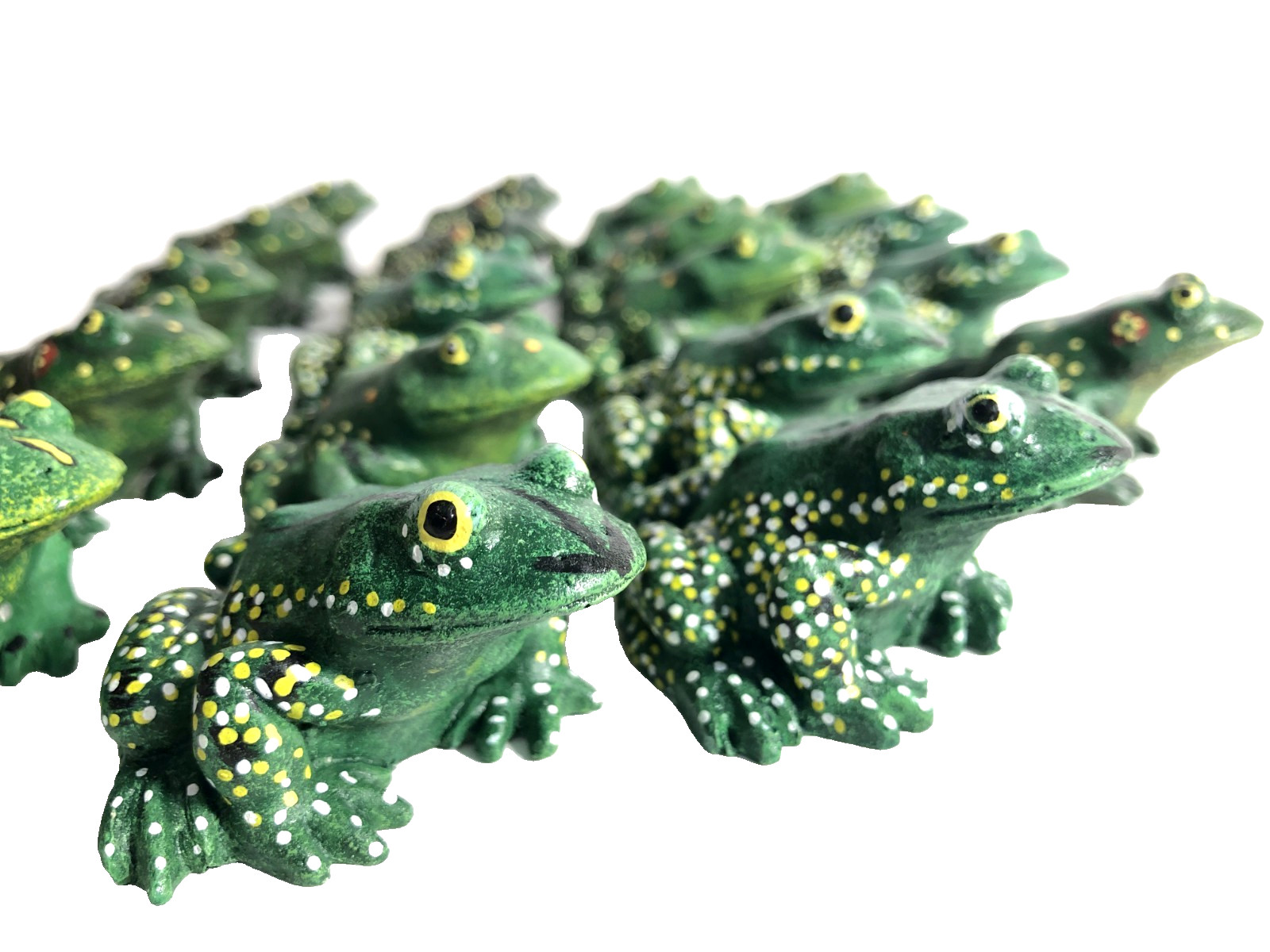 Army of Toads / Frogs NOS Gifts Fund Raising Stocking Stuffers Resell Etc 19 pcs