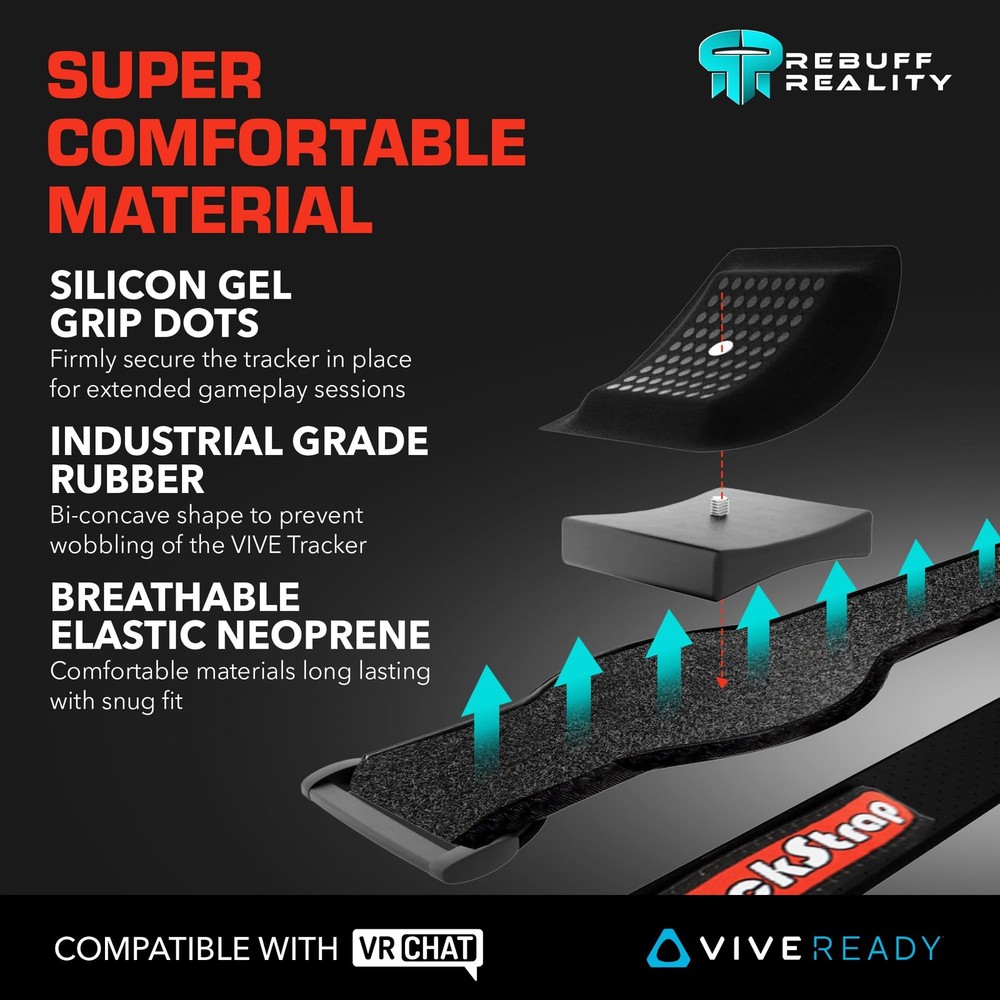Rebuff Reality Trackstraps for Vive Tracker - Trackstrap Original, TrackStrap