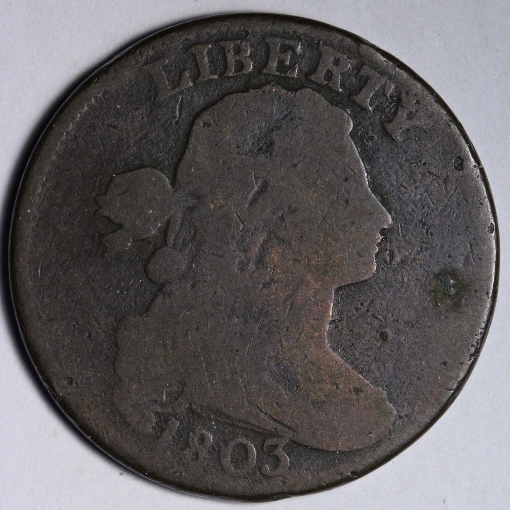 1803 Draped Bust Large Cent GOOD E123 SUJEM