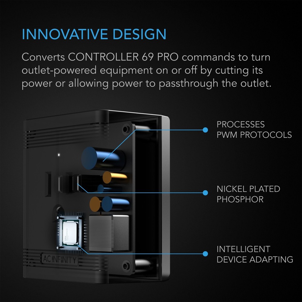 UIS Control Plug, Socket Adapter to Connect Smart Controllers to Outlet Devices
