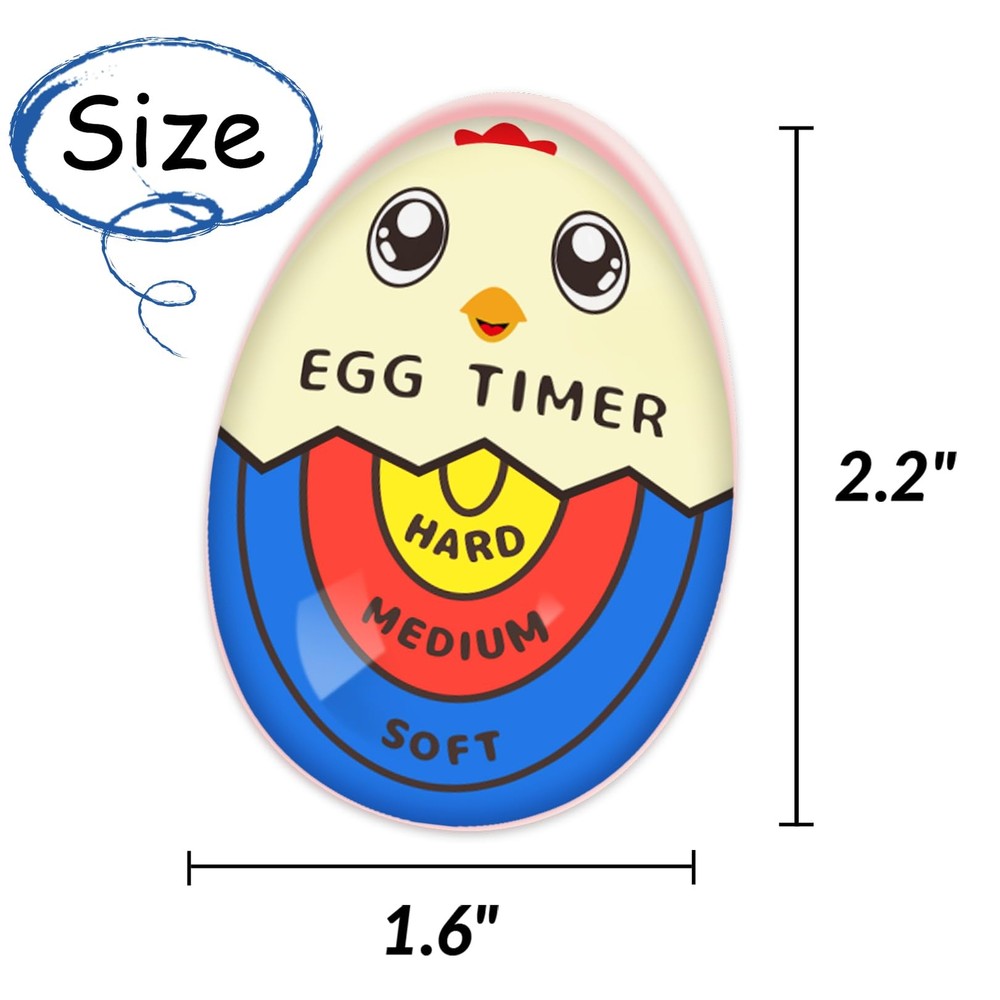 Egg Timer Soft Hard Boiled Egg Boiler Timer That Changes Color When Done
