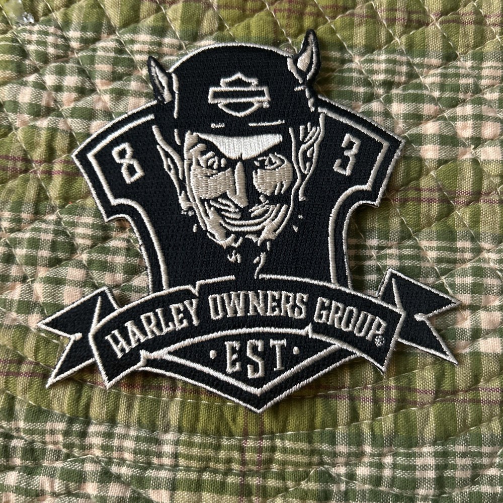 Rebel Logo Patch Harley Davidson Owners Group H.O.G. Devil 83